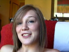 Blondine, Nahaufnahme, Spermaladung, Schmuddelige sprache, Handjob, Pov, Ablutschen, Titten