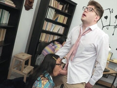 Erica Black and Maria Wars getting fucked in the office