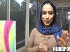 Hot Hijab Stepsister Dania Vegax Taught By