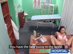 Mea Melone gets her pussy eaten out by fakehospital doctor in POV