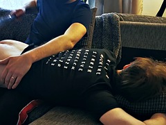 Oznob gets his first spanking - full alternative cam