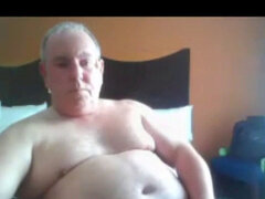 granddad jizz on web cam