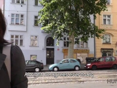 Czech teen gets fucked for cash in the capital of Czech Republic