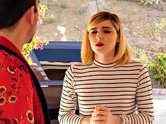 GenderX - Stranded tranny Ella Hollywood gets sucked and fucked