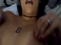 First-timer, web cam, big tit masturbation