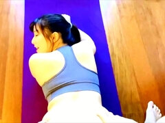 Japanese Big-Boned Wife Gets Banged By Yoga Trainer