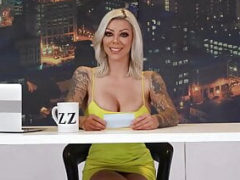 Americano, Anale, Grande cazzo, Tette grandi, Bionda, Sborrata, Divertente, Tatuaggi