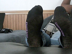 Soles tickled, mexican, ebony tickling