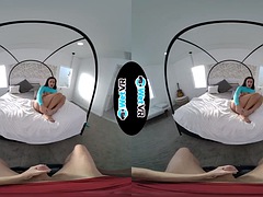 Wetvr stepsister fucks her stepbrother in virtual reality porn