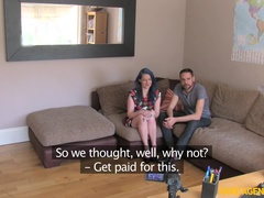 Fake Agent UK (FakeHub): Horny Couple Want to Fuck on Camera