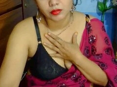 Sensual Indian milf gets hot and dirty while satisfying her cravings