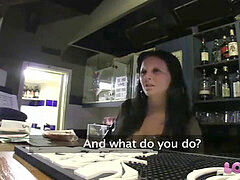 Barmaid Unwanted internal ejaculation