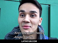 Hot amateur latino twink nurse paid money to fuck in POV