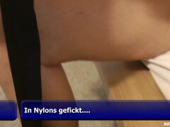 Poking naughty Mummy in Nylons