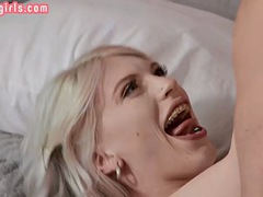Big tits nylon tranny MILF bareback by boyfriend on bed