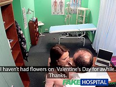 Valentine's Day patient gets a sweet surprise from her sexy doctor in the hospital