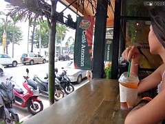 Rough sex with a cute Thai amateur girlfriend