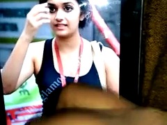 Keerthy Suresh with cum in shower