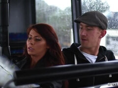Tourist Madison Ivy Tries the Buses amp  Cocks of Britain