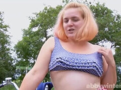 Big-Titted Blonde Alone: Poppy C