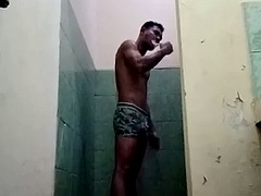 Anal, Coleção, Gay bicha veado, Punheta, Masturbação, Maduroa, Ducha chuveiro, Solo chão