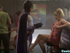 Batman gets deep throated off by Alexis Texas