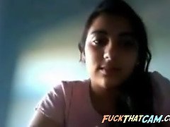 Amateur, Rondelette, Solo, Se déshabiller, Dénudage, Adolescente, Nénés, Webcam