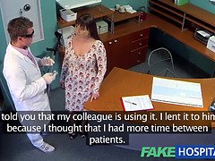 Fakehospital docs meat injection relaxes curvy patients back ache
