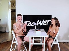 The HGF Experience Live Sex Gameshow - Chase Man Handles This Petite Cock Hungry FREAK!