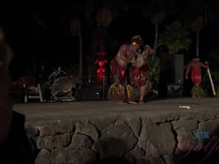 A nice Luau and morning sex with Riley.