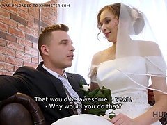 Hunt4k. rich guy pays well to pound hot teenager babe on her wedding day