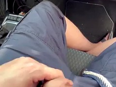 BigDaddys gives a very risky handjob in the highway parking lot with CumShoot - Cumpisode 1