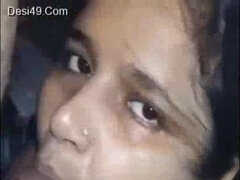 SUPER HORNY INDIAN WIFE BLOWJOB AND FUCKING