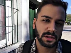 Straight Latino fucks with a man for the first time
