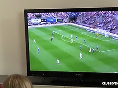 Lucky guy fucks his 3 World Cup cheering teen neighbors!