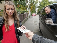 Grote kont, Pijpbeurt, Auto, Hondjeshouding, Geld, Natuurlijke tieten, Tiener, Tieten likken