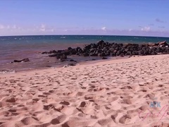 Leie, Strand, Bikini, Fingern, Im freien, Muschi, Dürr, Nass