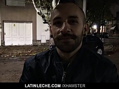Straight Latino fucks a perverted cameraman