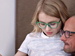 TeenMegaWorld - Lightfairy - Blonde nerd knows how to suck