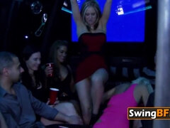 Swingers are having their first orgy