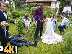 Nevesta, Busty, Varanje, Češka, Zunaj, Obrito, Dokolenke, Wedding