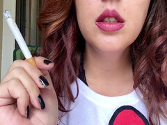 Long cigarette, cork tip 100, teenage