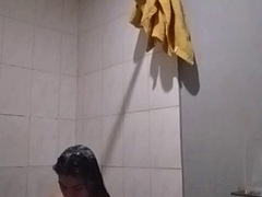 Naked shower