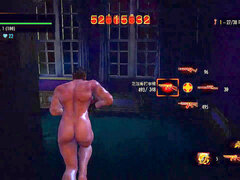 Resident Evil Revelations two naked masculine enemy & Chris Redfield Nude mod