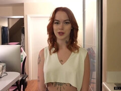 Redheaded PAWG Sage Fox riding all night with no condom