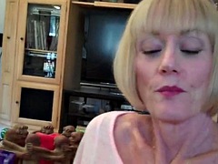GILF lives in her own sexual world