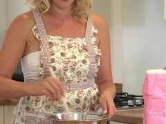 Abi Cooking Lesson Turns Into Messy Masturbation