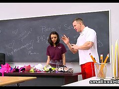 Cheerleader banged by her gym educator - full video at smallxxxhd.com