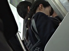 Japanese teen on the bus