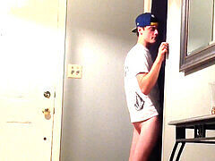 Young, inexperienced guy explores a glory hole for the first time